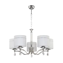 Online Jupiter Kronleuchter in Grau Chrom UMNU Esszimmer Leuchte