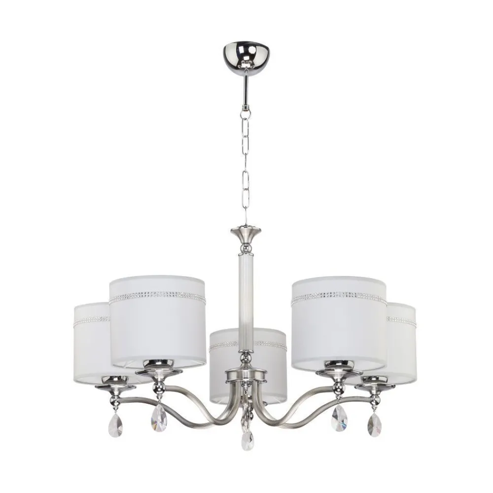 Online Jupiter Kronleuchter in Grau Chrom UMNU Esszimmer Leuchte