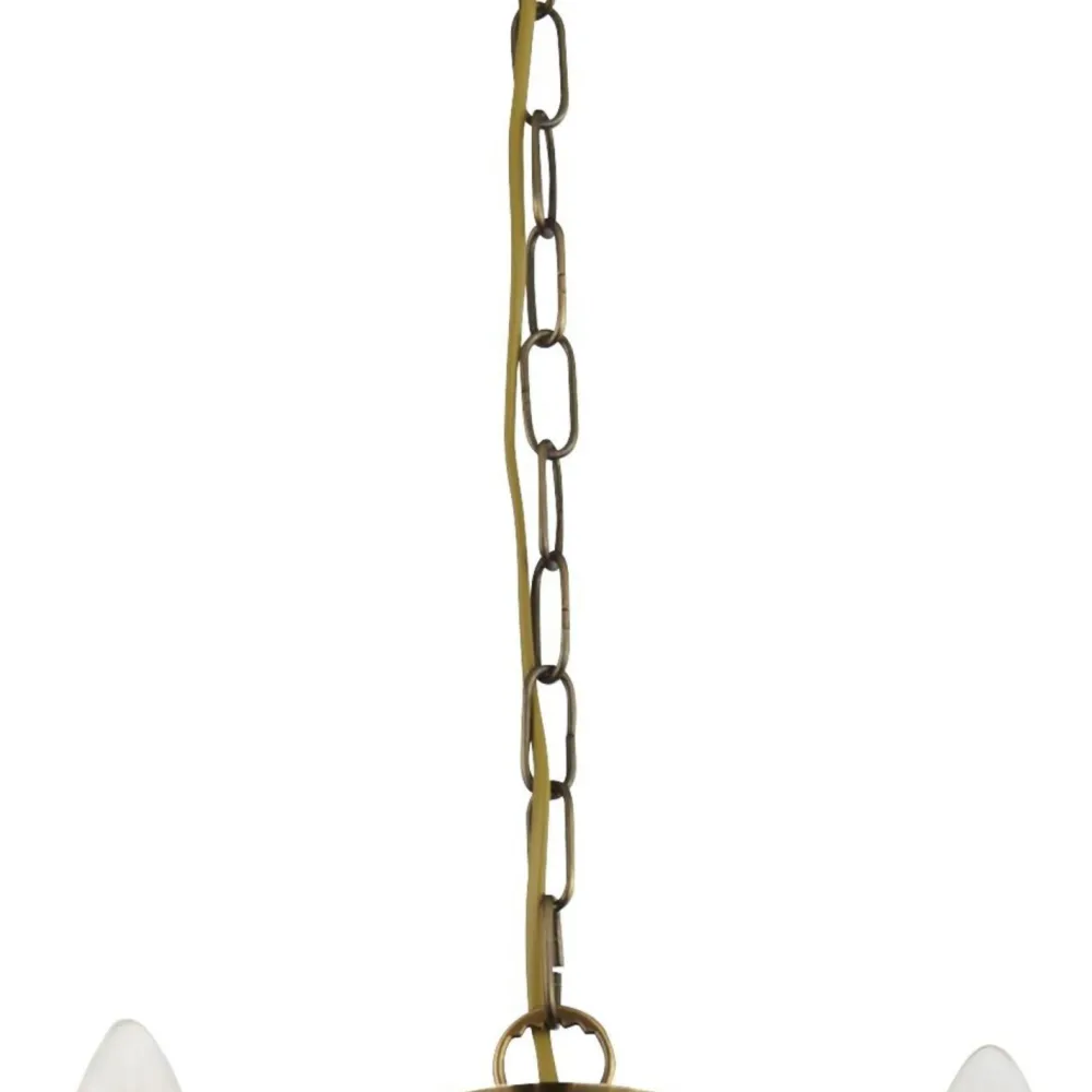 Hot Searchlight Kronleuchter in Messing Antik E14 Metall 12-flammig Ø 88 cm