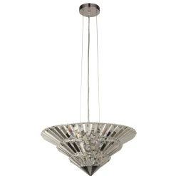 Searchlight Kronleuchter Kristall Ø 50,5 cm 8x G9 Glas* Hängelampen|Esszimmer Lampen