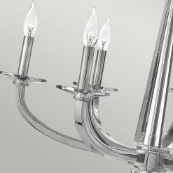 Elstead Kronleuchter Kristall Metall 71,1 cm breit E14 Modern* Wohnzimmerlampen|Esszimmer Lampen