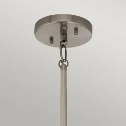 Elstead Kronleuchter Kristall Metall B: 45,7 cm 3-armig E14 ZINNIA* Hängelampen|Esszimmer Lampen