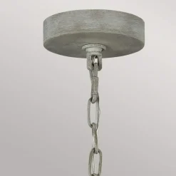 Elstead Kronleuchter Landhaus Shabby B: 81,3 cm H: max. 311 cm Grau* Hängelampen|Schlafzimmer Lampen