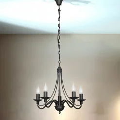 ALDEX Kronleuchter Lüster Pendellampe Schwarz Wohnraum* Hängelampen|Esszimmer Lampen