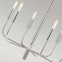 Best Elstead Kronleuchter Metall E14 61 cm breit höhenverstellbar