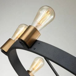 Hot Elstead Kronleuchter Metall E27 D: 82,9 cm H: max. 122,5 cm