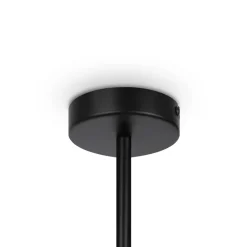 Maytoni Kronleuchter Metall Glas E14 90,6 cm breit Schwarz Weiß* Deckenleuchten|Esszimmer Lampen