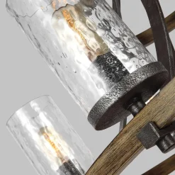 Elstead Kronleuchter Metall Glas E27 Ø 82,9 cm groß Rustikal* Wohnzimmerlampen|Esszimmer Lampen