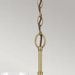 Elstead Kronleuchter Metall Glas B: 66 cm H: max. 145,2 cm 6x E27* Hängelampen|Wohnzimmerlampen