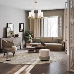 Maytoni Kronleuchter Metall Glas B: 67 cm E27 Modern KAYA