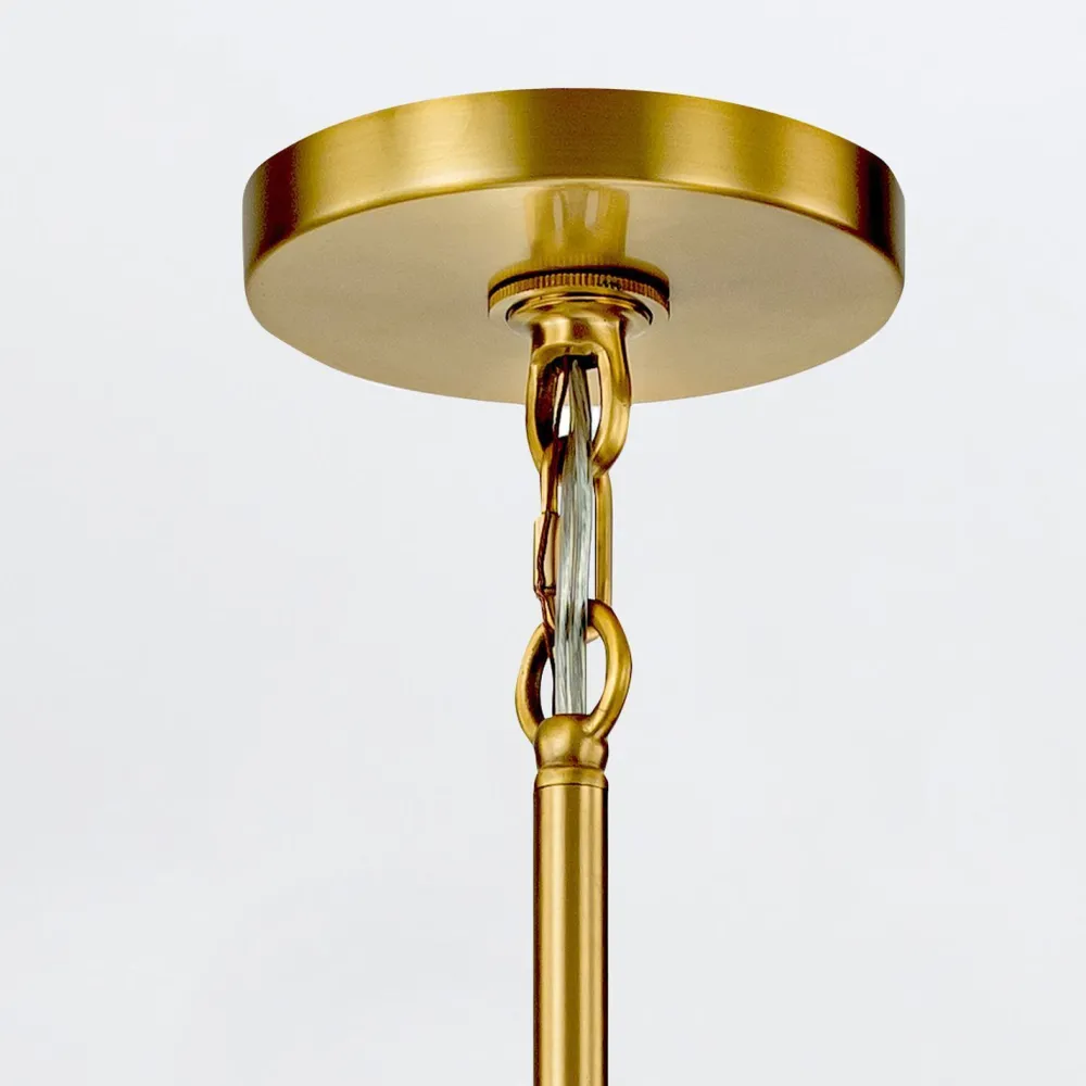 Elstead Kronleuchter Metall Glas B: 66 cm H: max. 141,4 cm 6x E14* Hängelampen|Wohnzimmerlampen