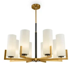 Outlet Maytoni Kronleuchter Metall Glas B: 76 cm E27 Modern KAYA