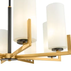 Outlet Maytoni Kronleuchter Metall Glas B: 76 cm E27 Modern KAYA