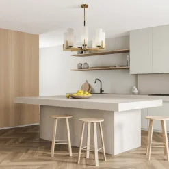 Outlet Maytoni Kronleuchter Metall Glas B: 76 cm E27 Modern KAYA