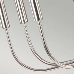 Sale Elstead Kronleuchter Metall Jugendstil in Nickel Ø76cm 9-armig