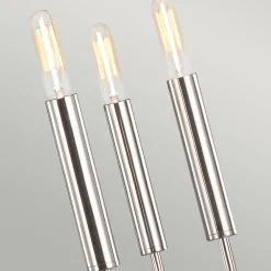 Sale Elstead Kronleuchter Metall Jugendstil in Nickel Ø76cm 9-armig