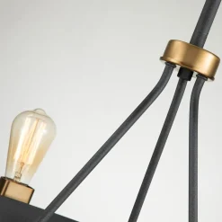 Online Elstead Kronleuchter Metall rund Ø 72,3 cm H: max. 119,8 cm E27