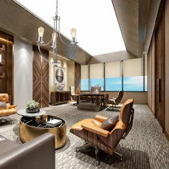 Lamkur Kronleuchter Metall Rustikal Ø 42 cm 3-armig E27 in Silber* Bürolampen|Rustikale Lampen