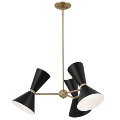 Discount Elstead Kronleuchter Metall verstellbar B: 78 cm 6x E27 Modern