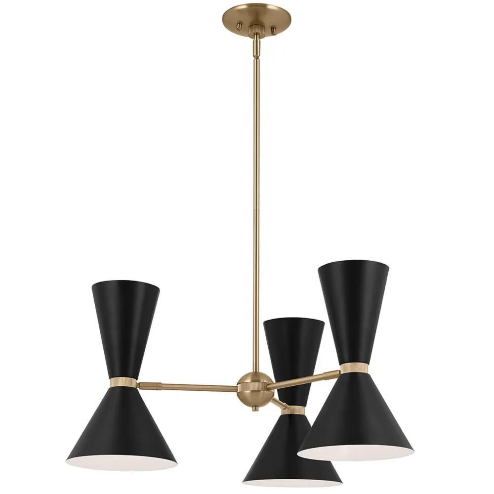 Discount Elstead Kronleuchter Metall verstellbar B: 78 cm 6x E27 Modern