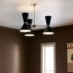 Discount Elstead Kronleuchter Metall verstellbar B: 78 cm 6x E27 Modern