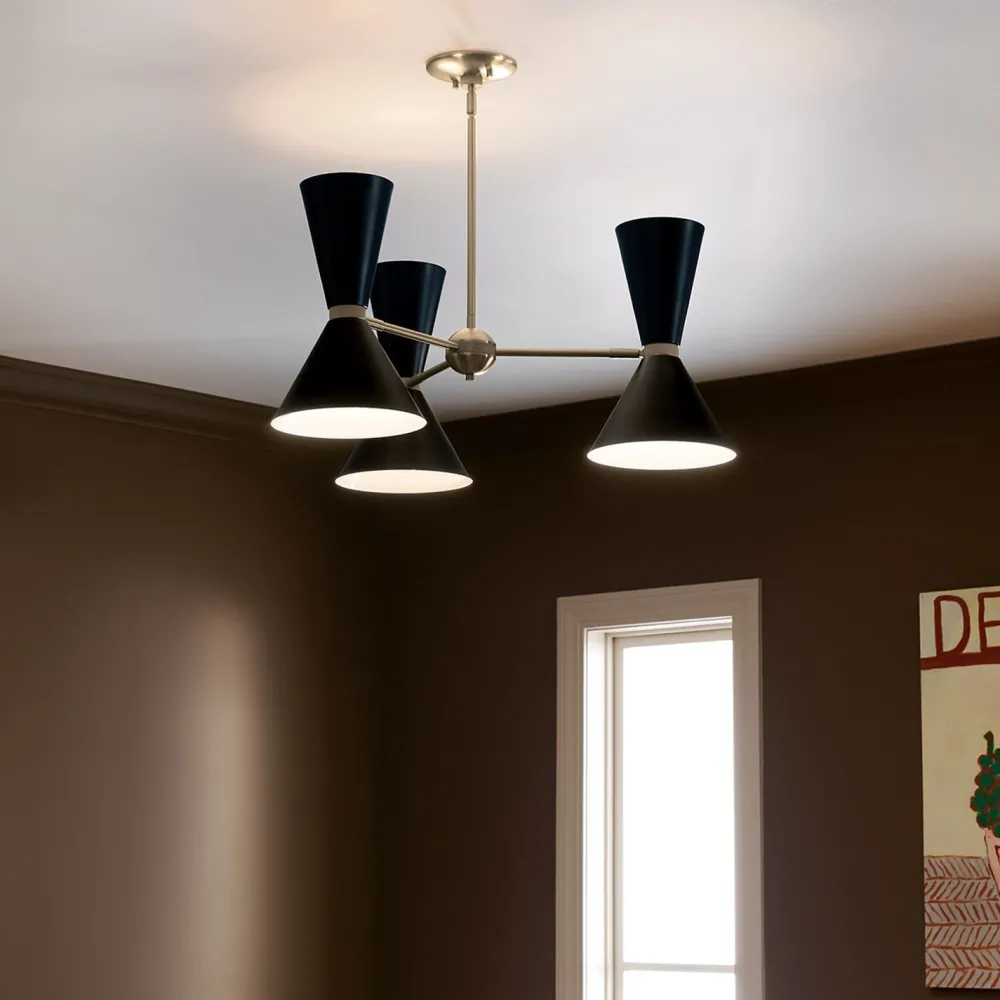 Discount Elstead Kronleuchter Metall verstellbar B: 78 cm 6x E27 Modern