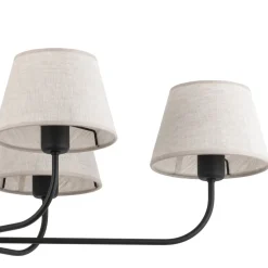 TK Lighting Kronleuchter mit Schirm groß 6-armig E27 100 cm lang* Deckenleuchten|Schlafzimmer Lampen