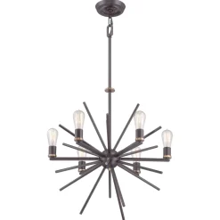 Elstead Kronleuchter NELI in Bronze Alt Ø65cm Lampe* Moderne Lampen|Designerlampen