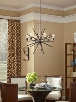 Elstead Kronleuchter NELI in Bronze Alt Ø65cm Lampe* Moderne Lampen|Designerlampen