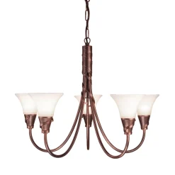 Online Elstead Kronleuchter ROHDIN Rustikal 5x14 kürzbar Lampe