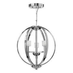 Elstead Kronleuchter rund Ø 45,7 cm mit G9 LED Metall Glas 3000 K* Hängelampen|Moderne Lampen