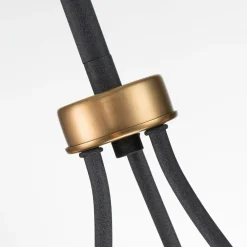 Elstead Kronleuchter rund D: 42,2 cm H: max. 117,5 cm Metall 3x E27