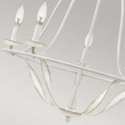 Discount Elstead Kronleuchter Rustikal Shabby Weiß Ø 63,6 cm 5x E14