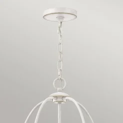 Discount Elstead Kronleuchter Rustikal Shabby Weiß Ø 63,6 cm 5x E14