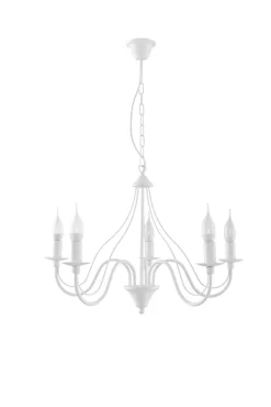 Hot Sollux Kronleuchter rustikal Weiß