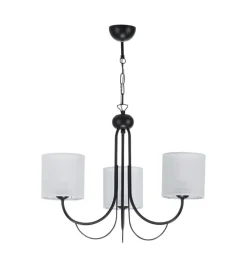 Jupiter Kronleuchter Schirm Schwarz Weiß Esstisch Leuchte* Hängelampen|Esszimmer Lampen