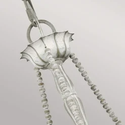 New Elstead Kronleuchter Shabby Chic Ø 48,3 cm H: max. 216 cm Grau antik