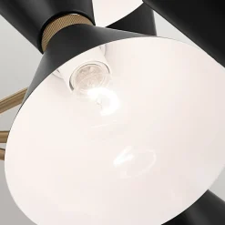 Elstead Kronleuchter verstellbar B: 98,4 cm 12x Metall E27 Modern* Hängelampen|Wohnzimmerlampen