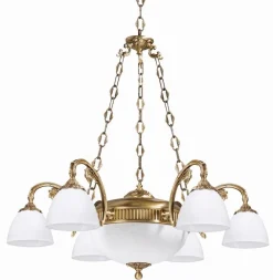 Giovanni Battista Kronleuchter Weiß* Jugendstil Lampen|Lampen Aus Aller Welt