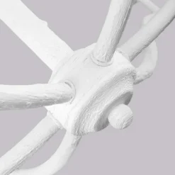 New Elstead Kronleuchter Weiß Metall E14 B: 82,9 cm groß Landhausstil