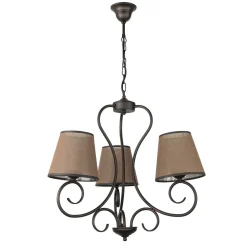 Lamkur Kronleuchter 3xE27 Landhaus Esstisch gemütlich* Hängelampen|Esszimmer Lampen