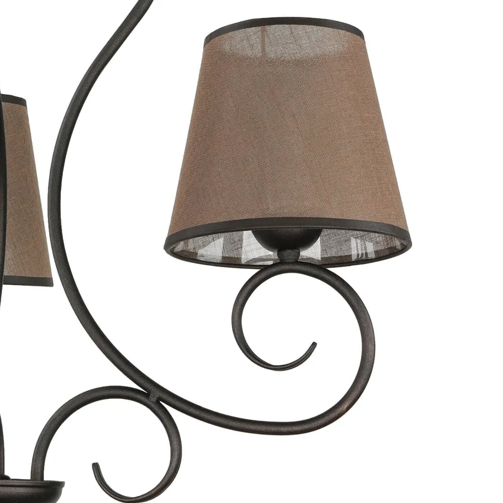 Lamkur Kronleuchter 3xE27 Landhaus Esstisch gemütlich* Hängelampen|Esszimmer Lampen