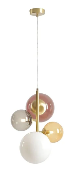 ALDEX Kugel Hängelampe Messing Weiß Schwarz Bernstein G9* Hängelampen|Bürolampen