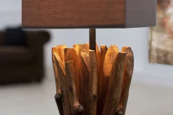 Clearance Invicta Interior Lampe Modern Tisch Designerleuchte aus echtem Holz