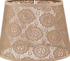 Duolla Lampenschirm für Tischlampe Häkel Spitze Ø 19,5 cm* Lampenschirme