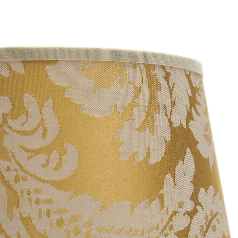 Duolla Lampenschirm Gold Barock Design Stoff Tischlampe* Lampenschirme