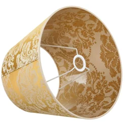 Duolla Lampenschirm Gold Stoff Muster E27 Stehleuchte WILLOW* Lampenschirme