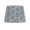 Duolla Lampenschirm Grau klein E14 Tischlampe aus Spitze* Lampenschirme