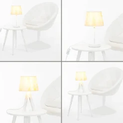 Duolla Lampenschirm konisch für Tischleuchte E14 WILLOW* Lampenschirme