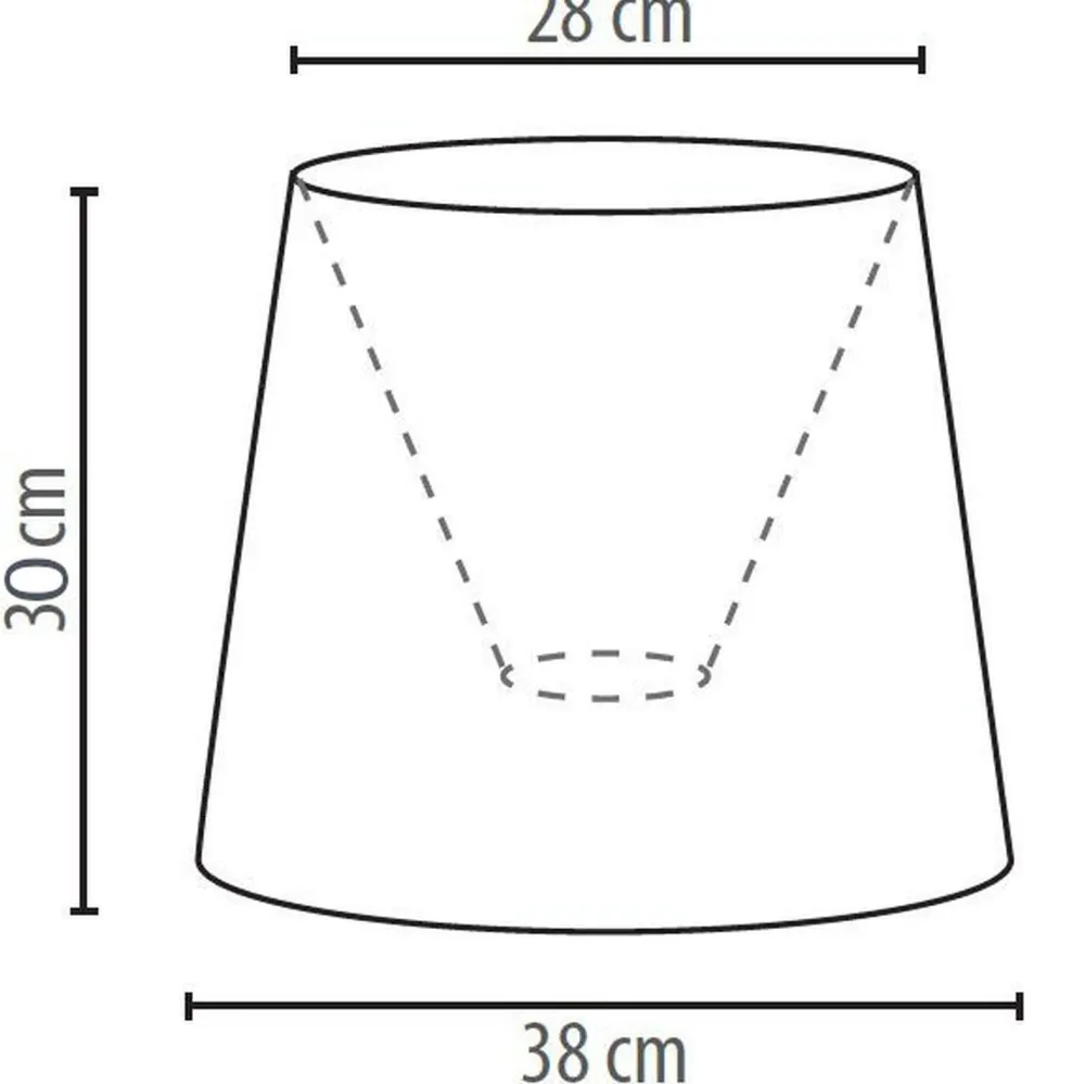 Online Duolla Lampenschirm Stehlampe Spitze Stoff E27 WILLOW